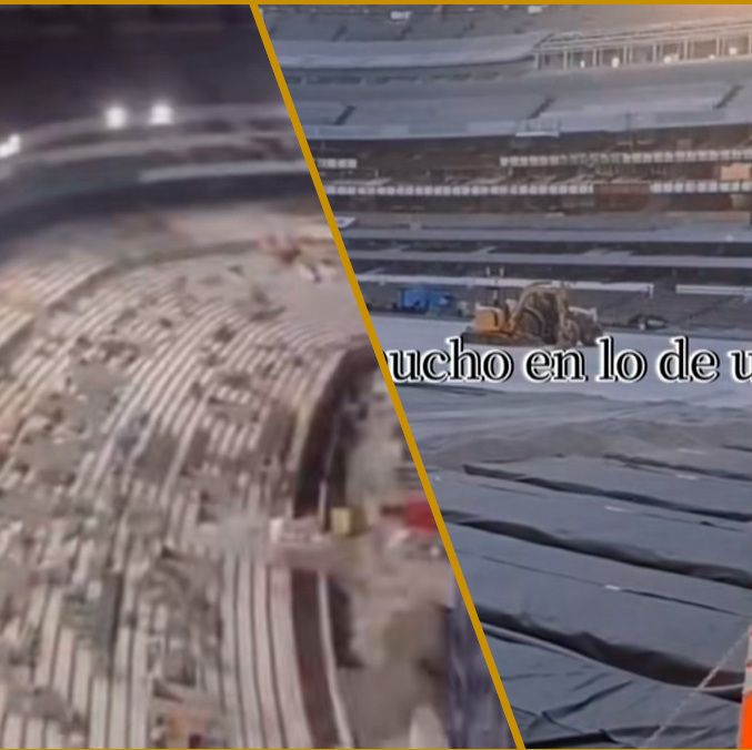 El Estadio Azteca muestra avances. (CApturas)