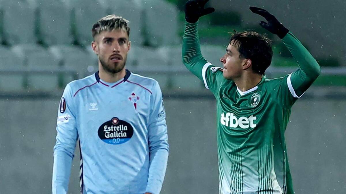 Ludogorets sacó un triunfo en casa ante Celta de Vigo (EFE)