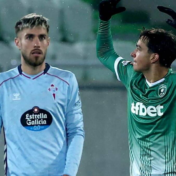 Ludogorets sacó un triunfo en casa ante Celta de Vigo (EFE)