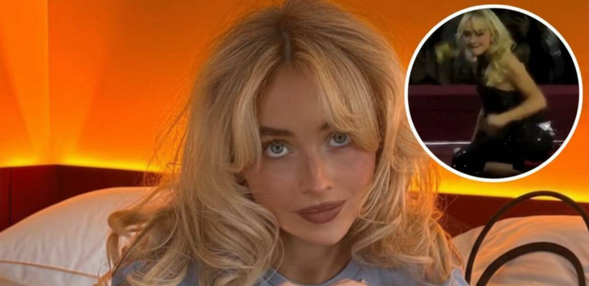 Sabrina Carpenter reacciona con fuerza durante su concierto porque le lanzaron unas esposas (@SabrinaAnnLynn)