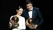Aitana Bonmatí y Rodri, ganadores del Balón de Oro 2025 (Reuters)
