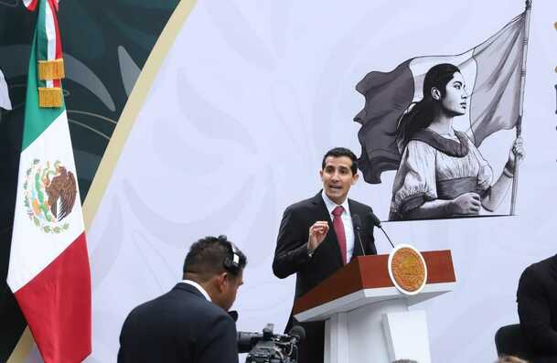 Rommel Pacheco, presidente de la Conade. (Foto. Jesús Quintanar)