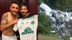 Ruschel con Messi / el avión tras el accidente. (Foto: Especial)