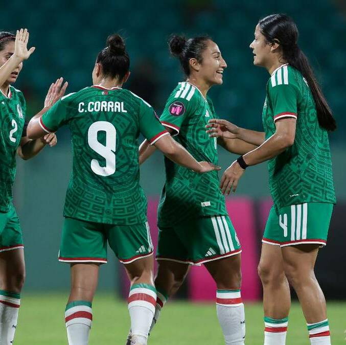 México Femenil vence por goleada a San Vicente / X: Seleccionfem