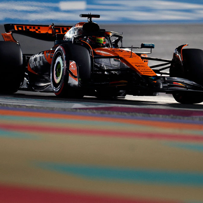 Oscar Piastri se lleva la pole en el Gran Premio de Qatar. (Foto: Reuters)