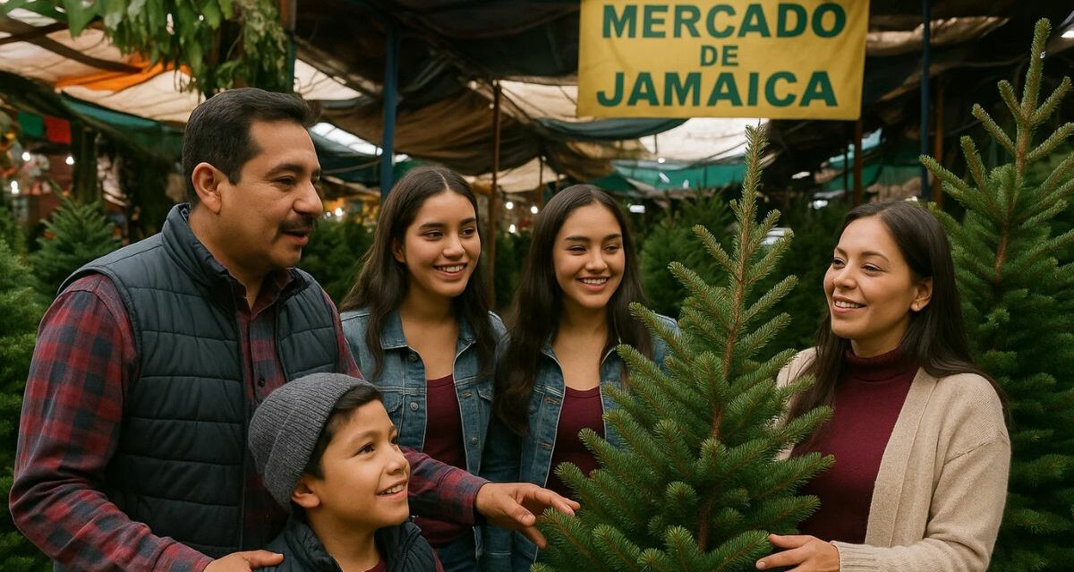 ¿Dónde compara mi árbol de Navidad a un precio barato? | Foto: IA