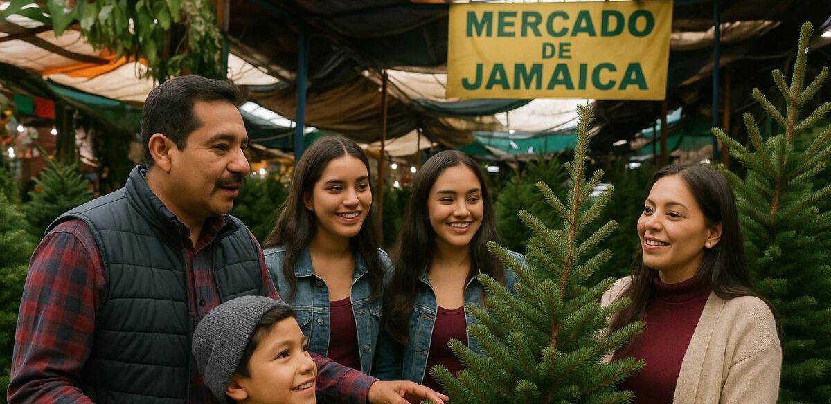 ¿Dónde compara mi árbol de Navidad a un precio barato? | Foto: IA