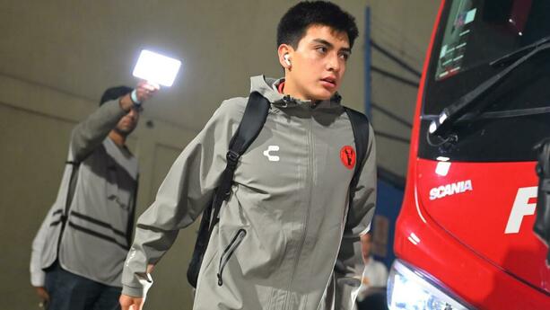 Gilberto Mora previo a un juego de Xolos (Imago7)