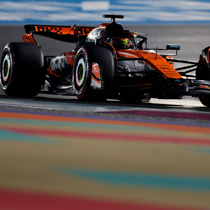 Oscar Piastri se lleva la pole en el Gran Premio de Qatar. (Foto: Reuters)