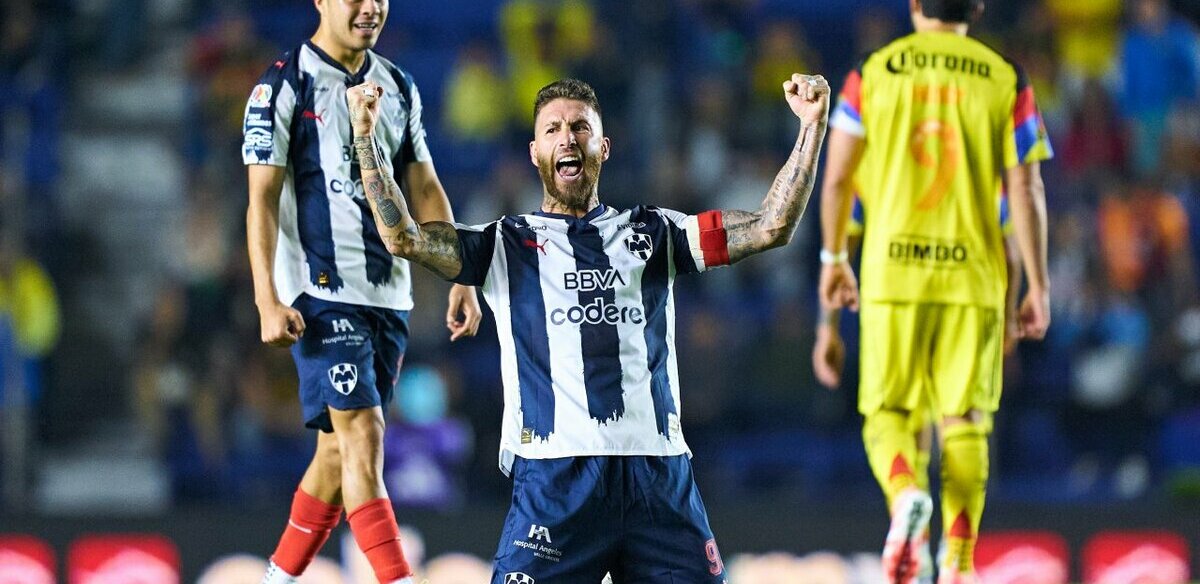 Sergio Ramos celebra que Rayados se metió a la Semifinal de la Liga MX (Mexsport)