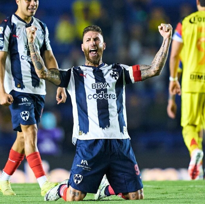 Sergio Ramos celebra que Rayados se metió a la Semifinal de la Liga MX (Mexsport)