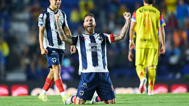 Sergio Ramos celebra que Rayados se metió a la Semifinal de la Liga MX (Mexsport)