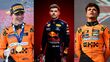 El título de F1 quedará entre Verstappen, Norris y Piastri (Red Bull/Reuters)