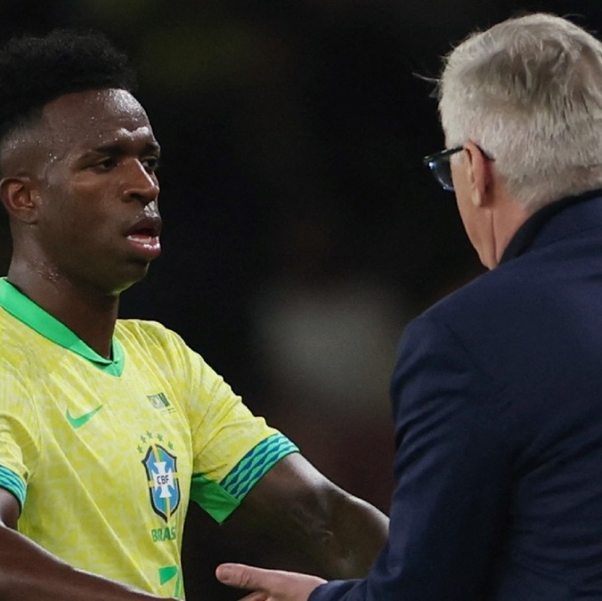 Ancelotti lanzó una dura advertencia a Vinicius (Reuters)