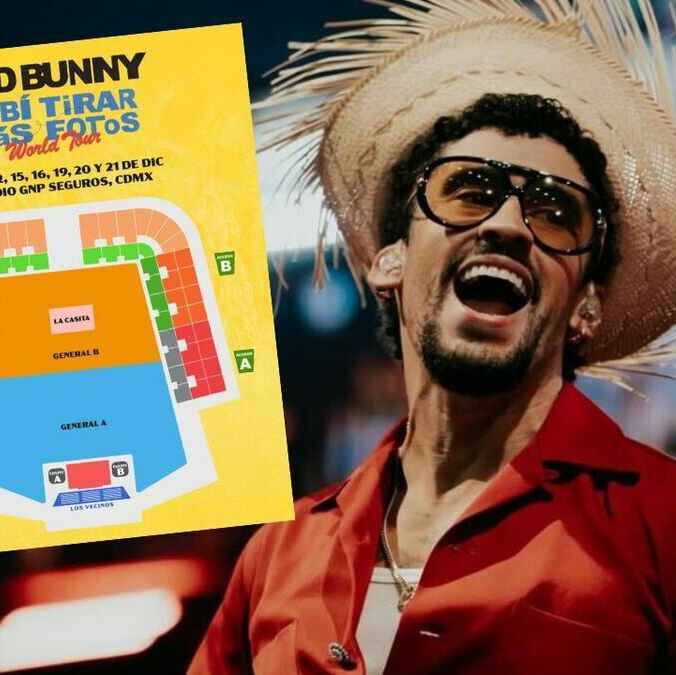 Nueva área habilitada para el concierto de Bad Bunny en CDMX | Foto: Especial