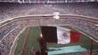 Bandera de México en el Azteca durante el Mundial de México 86 (Mexsport)