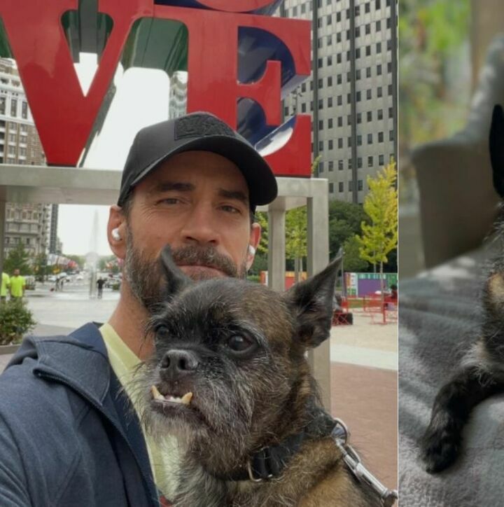 Muere Larry, el famoso perro del luchador CM Punk. Así se despidió la superestrella de WWE. (FOTO):@cmpunk/Instagram.