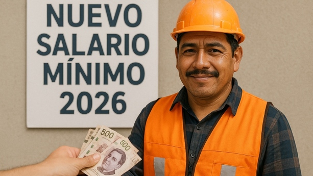 Conoce qué trabajadores serán parte del nuevo salario mínimo 2026. Foto: Sora IA