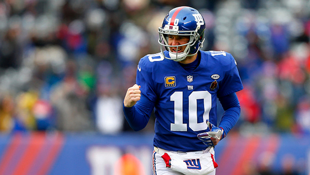 Eli Manning, feliz con Giants y Shurmur