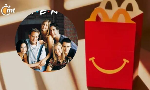 Friends en la cajita feliz de McDonald's | Foto: Especial