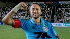 Neymar anotó triplete ante Juventude (X: SantosFC)