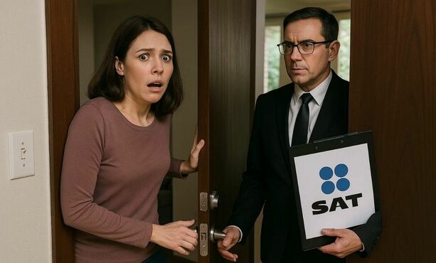 ¿Rechazar una visita domiciliaria del SAT trae multas? Conoce los casos en donde aplican las sanciones. (FOTO): Mediotiempo IA).