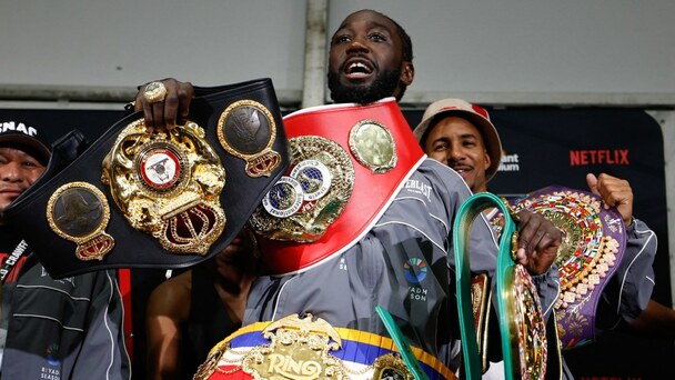 Terence Crawford es el nuevo campeón  indiscutido súper mediano (AFP)