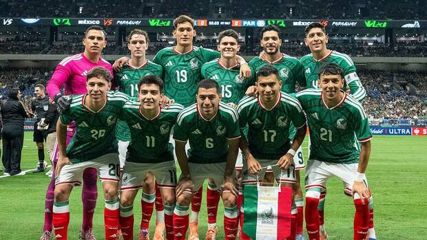 Jugadores de la Selección Mexicana previo a un amistoso (Imago7)