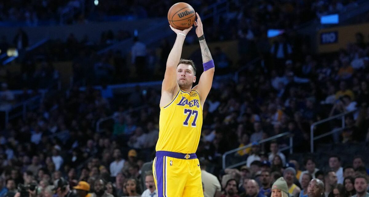 Luka Doncic, uno de los principales activos de los Lakers (Reuters)