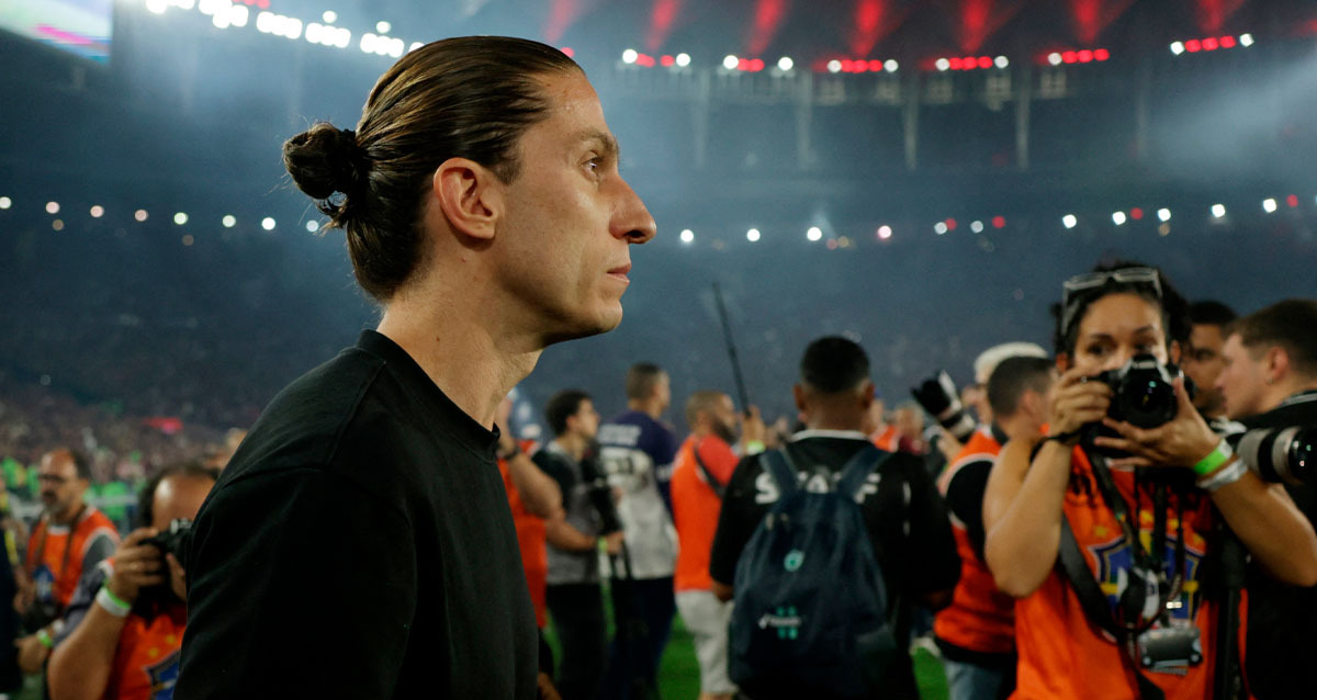 Filipe Luís, entrenador del Flamengo. (Foto: Reuters)