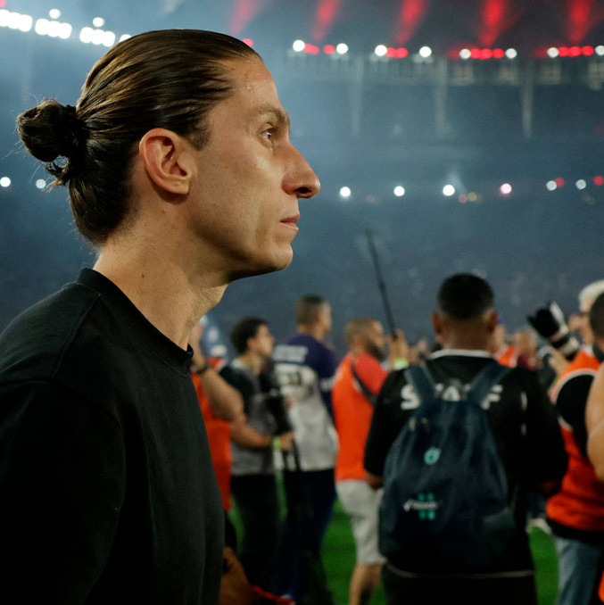 Filipe Luís, entrenador del Flamengo. (Foto: Reuters)