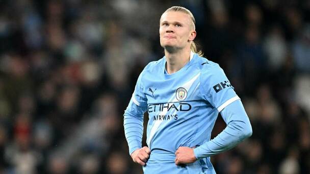 Haaland no pudo evitar la caída del City (Reuters)