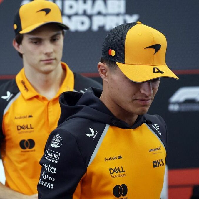 Oscar Piastri y Lando Norris pelean por el título de F1 (Reuters)