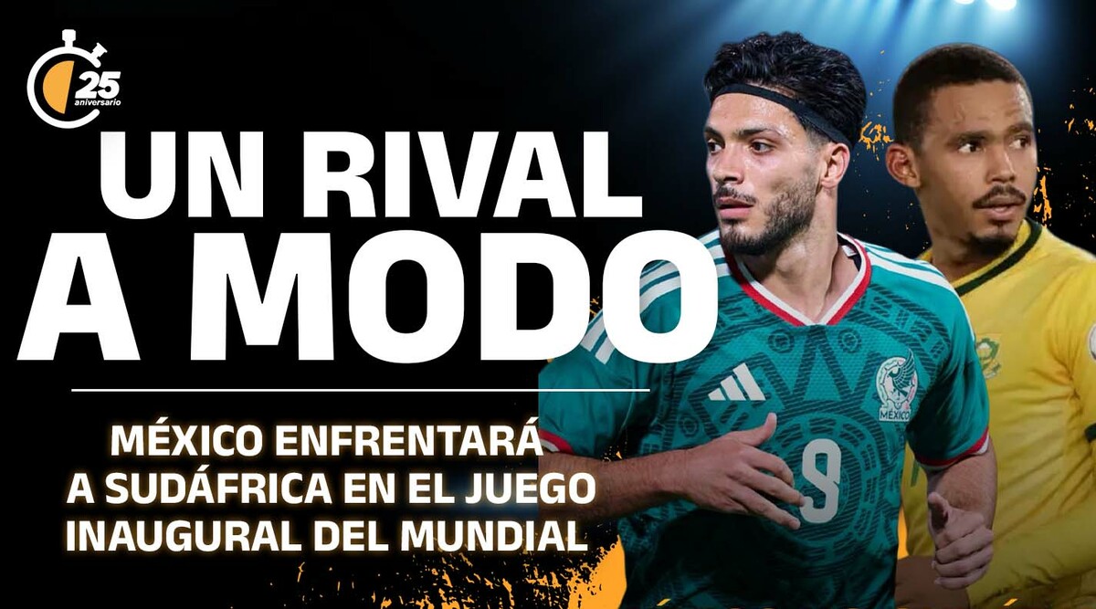 Sudáfrica, un rival a modo para México