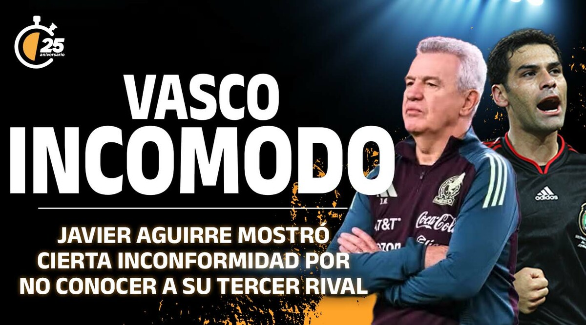 Vasco Aguirre mostró cierta inconformidad por no conocer a su tercer rival