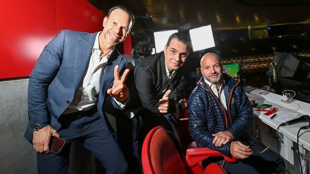 Zague, Christian Martinoli y Luis García (Imago7)