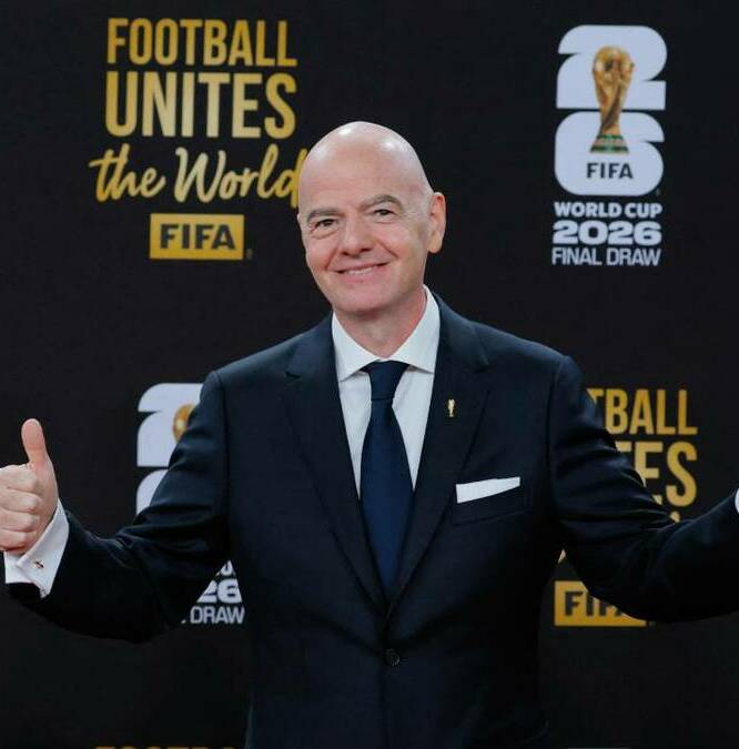 Gianni Infantino, previo al sorteo del Mundial 2026 (Reuters)