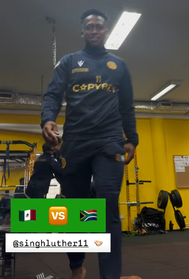 Luther Singh, previo a la broma de Ochoa (Captura)