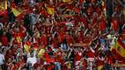 Afición de España apoya a su equipo (EFE)
