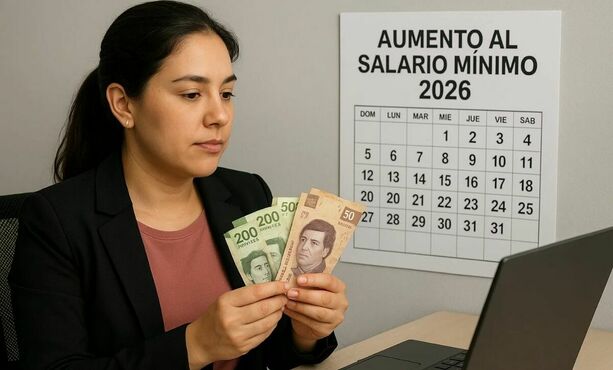 Aumento al salario mínimo 2026: esto pasará con los trabajadores que ganen 15 mil pesos al mes. (Especial).