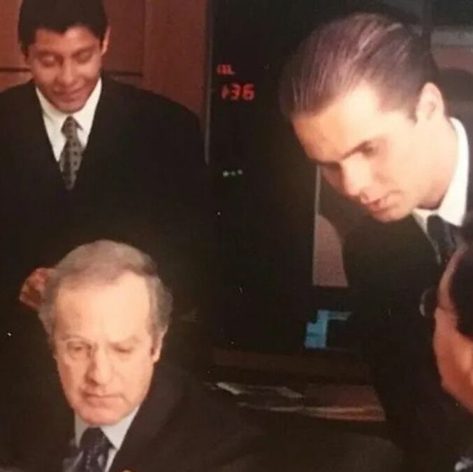 José Ramón Fernández y Christian Martinoli en TV Azteca (Instagram @joseramonfernandeza)