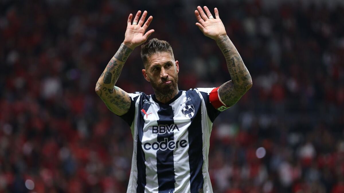 Sergio Ramos en su último partido con Rayados (Imago7)