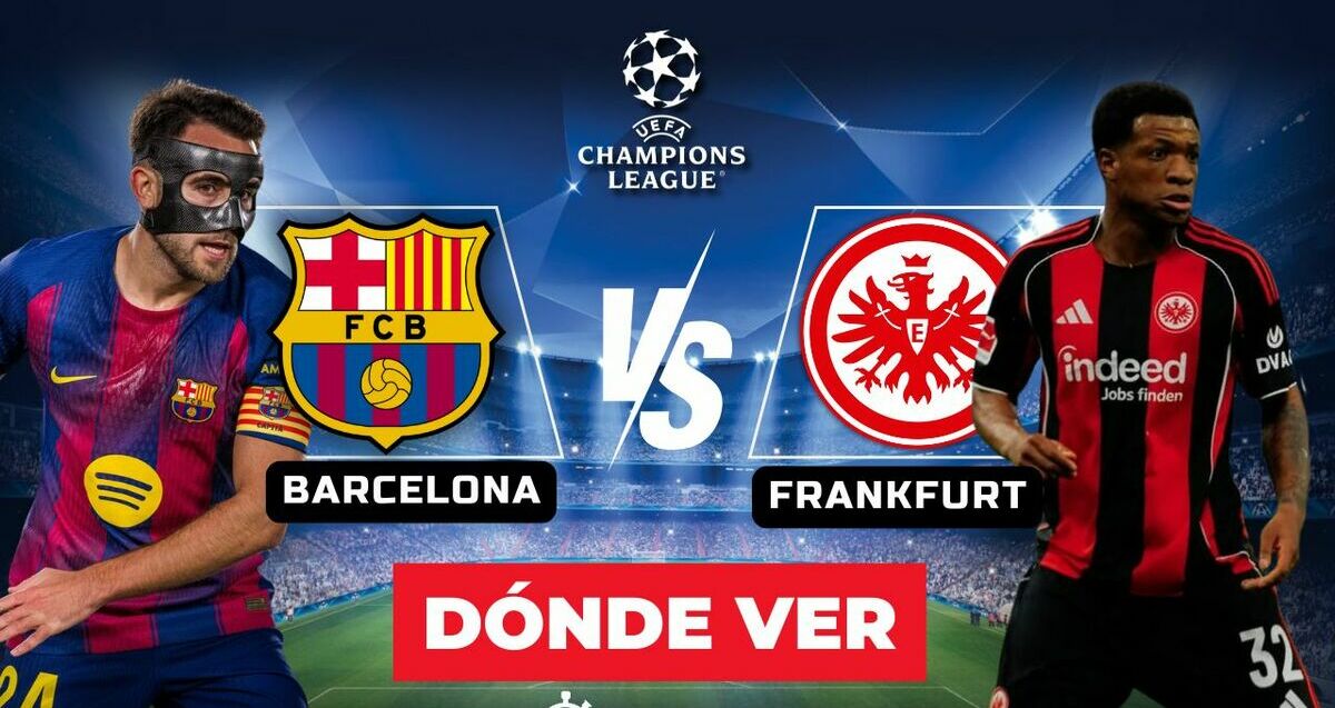 Consulta la previa de Barcelona vs. Frankfurt para ver EN VIVO J7 Champions League 2025. Diseño: Abigail Sequera