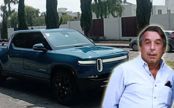 Emilio Azcárraga y su camioneta eléctrica de 1.4 mdp (Jonathan Collazo | Imago7)