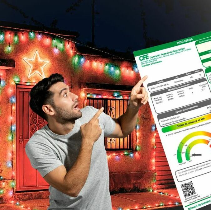 Ideas para una Navidad llena de luz sin aumentar tu consumo eléctrico| Foto: IA