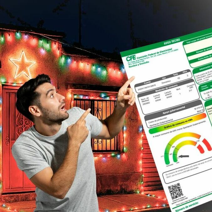 Ideas para una Navidad llena de luz sin aumentar tu consumo eléctrico| Foto: IA