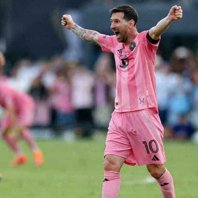 Leo Messi sigue haciendo historia en el Inter Miami (Reuters)