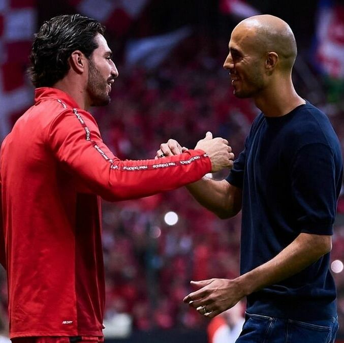 Briseño y Pizarro llevaban buena relación, hasta antes del encuentro de la Final. (Foto: Mexsport)