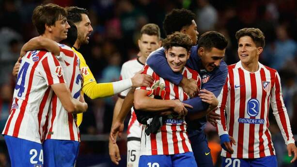 Julián Álvarez fue el héroe de los Colchoneros / Reuters