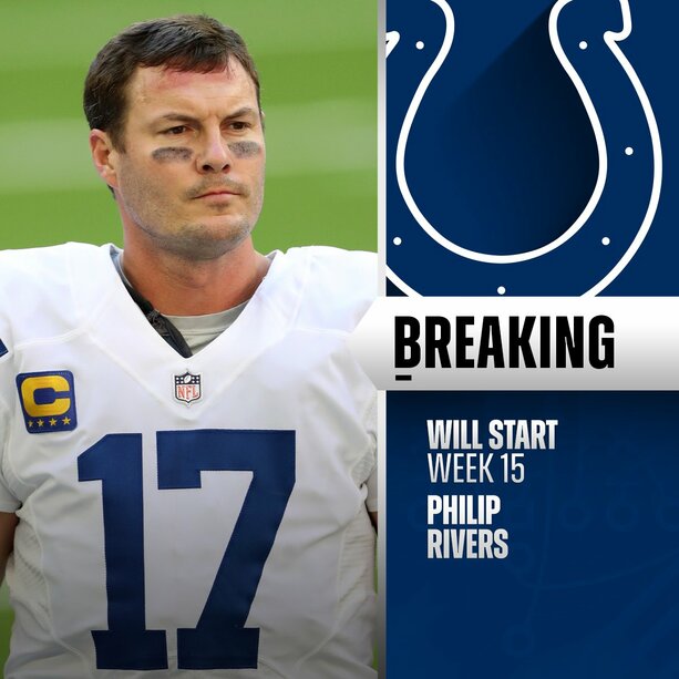 Philip Rivers sale del retiro para jugar con los Colts